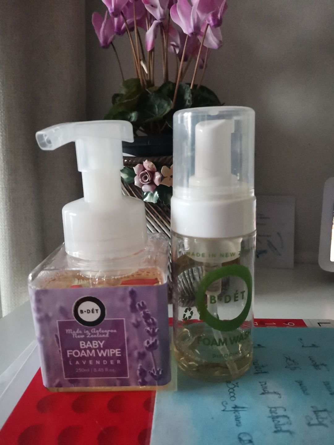 Customer photo review of BDÉT Baby Foam Wipe Lavender