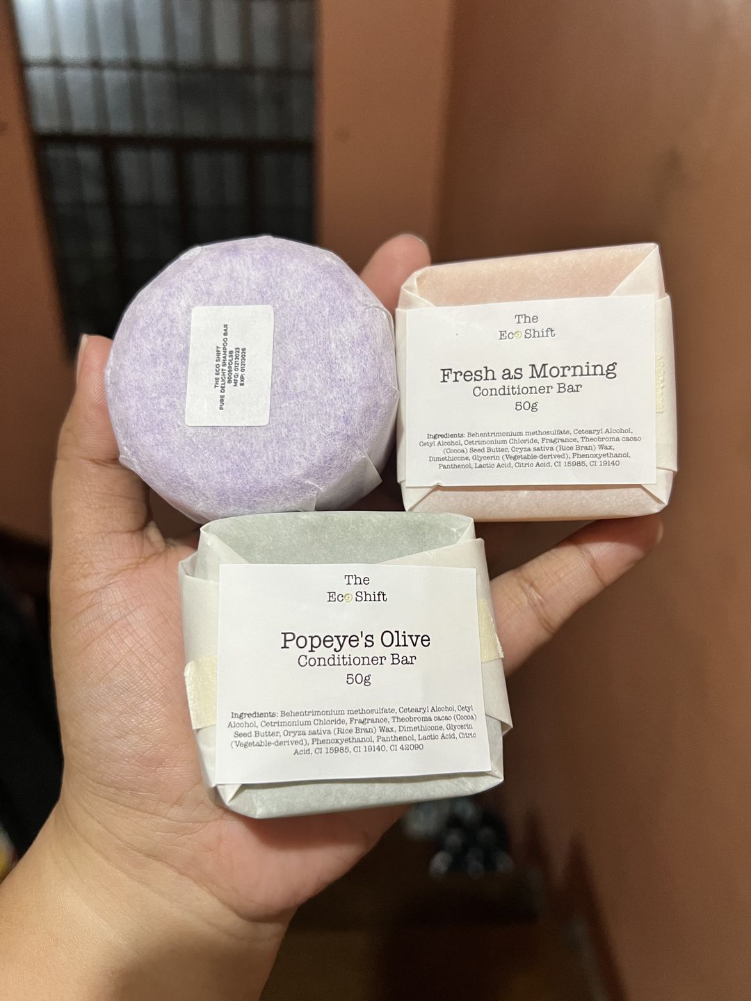 Customer photo review of Hair Grower Shampoo Bar Pure Delight