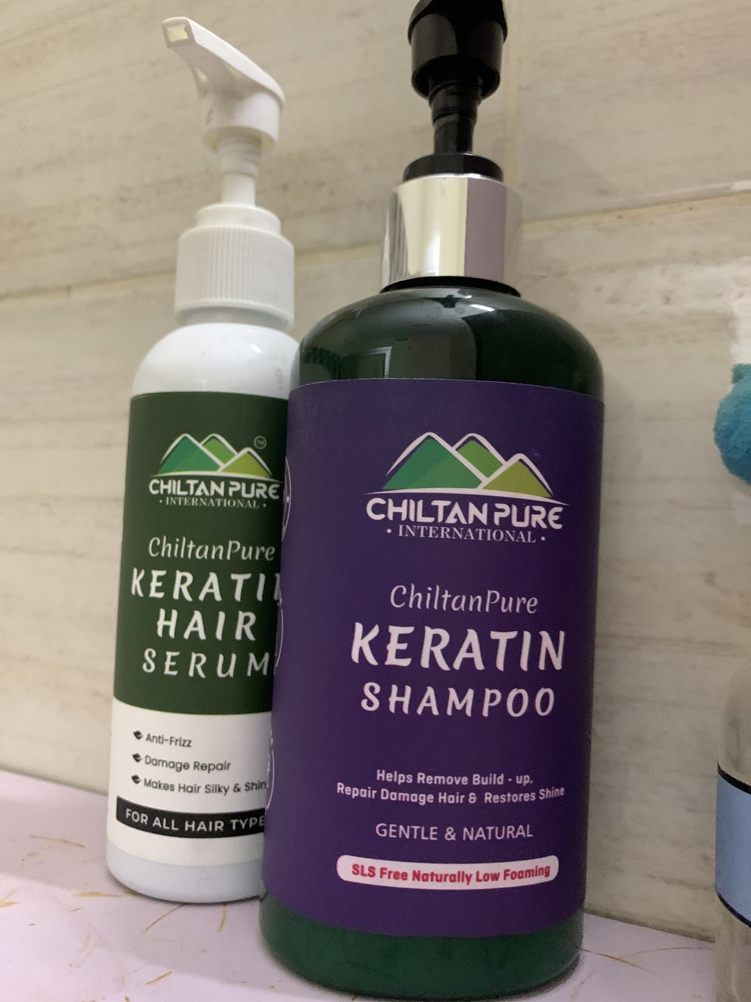 Customer photo review of Keratin Shampoo – Promote Hair Growth, Restores Hair Protein, Makes Hair Shiny & Straight