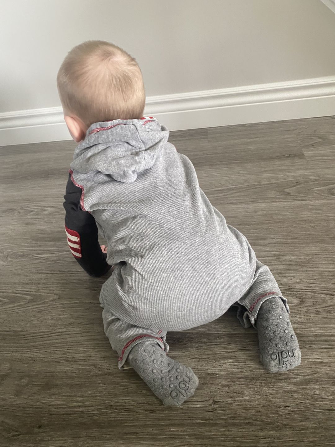 Customer photo review of *Limited Edition* Matchy Gripper Socks