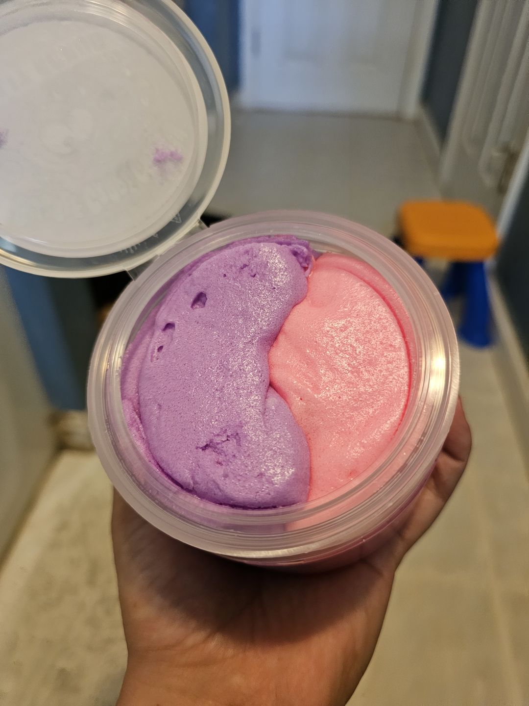 Customer photo review of Bubble Grape Gremlin Split Scrub (Bubble Gum & Grape)