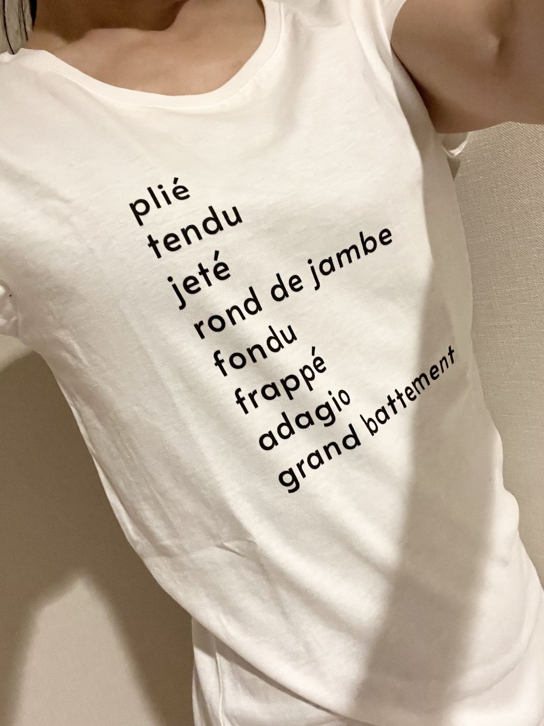 Customer photo review of 「バーの順番が覚えれる」スリムTシャツ