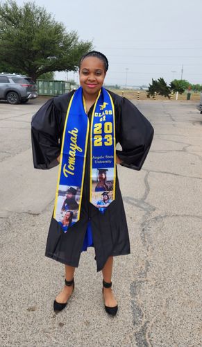 Customer photo review of Custom Graduation Head Face Cutouts