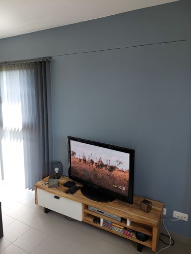 Customer photo review of 10l Levis Muur Latex binnen en buiten verf mat kiwi 10x1L