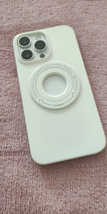 Customer photo review of LuxuryKase Metal Stand, Ring Holder Shell, Compatible Mag-Safe Magnetic Wireless Charging Shockproof Case Cover For Iphone 11 12 13 14 Plus Mini Pro Max