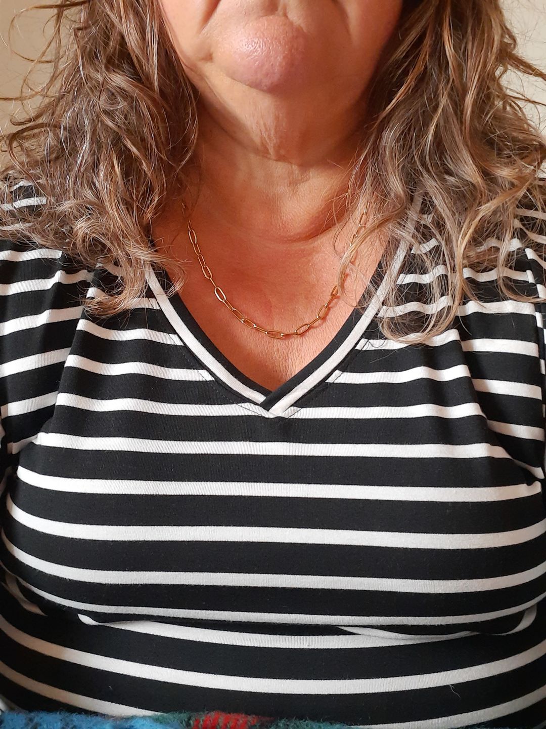 Customer photo review of Extended Paperclip Necklace