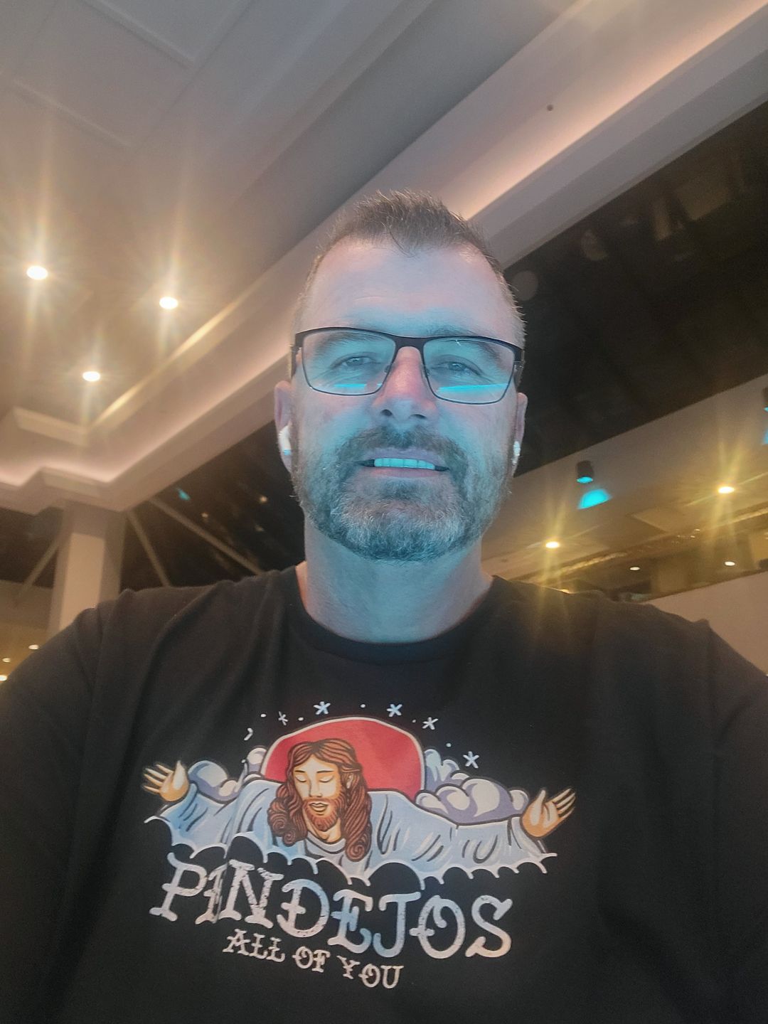 Customer photo review of Premium Pendejos, All Of You Old School OG T-shirt