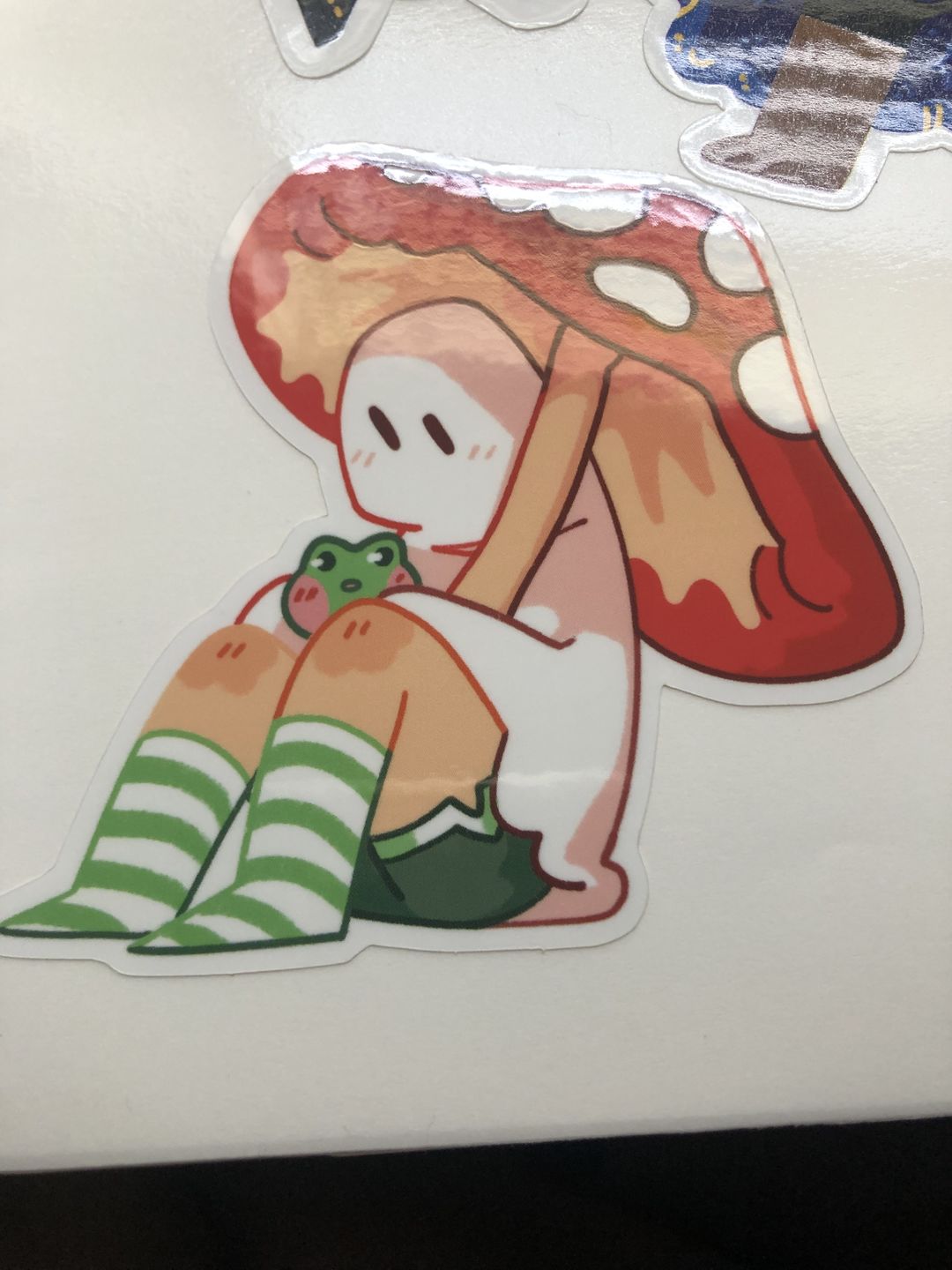 Customer photo review of Cute Ghost Stickers! : V6