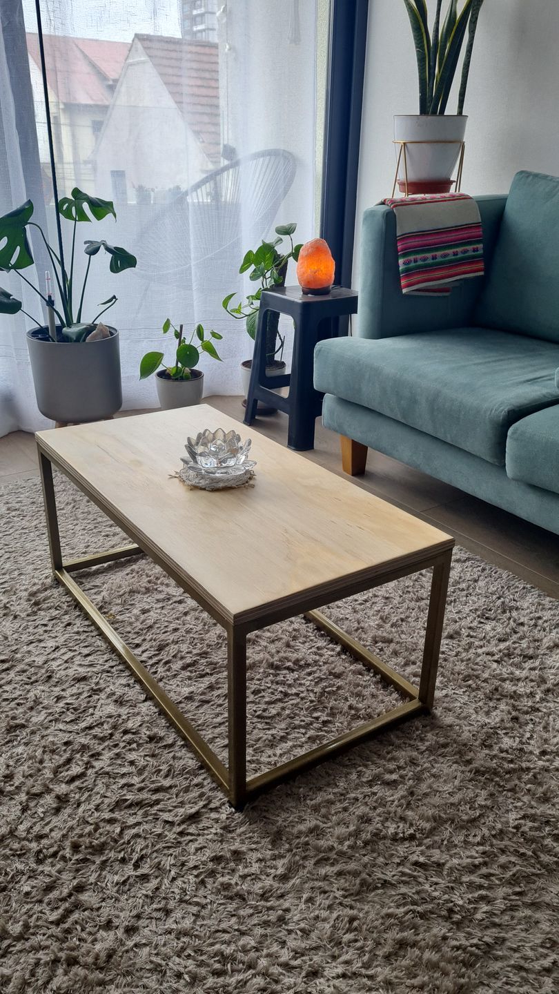 Customer photo review of Mesa de Centro NEGRA 80 x 40 Rectangular MIMA
