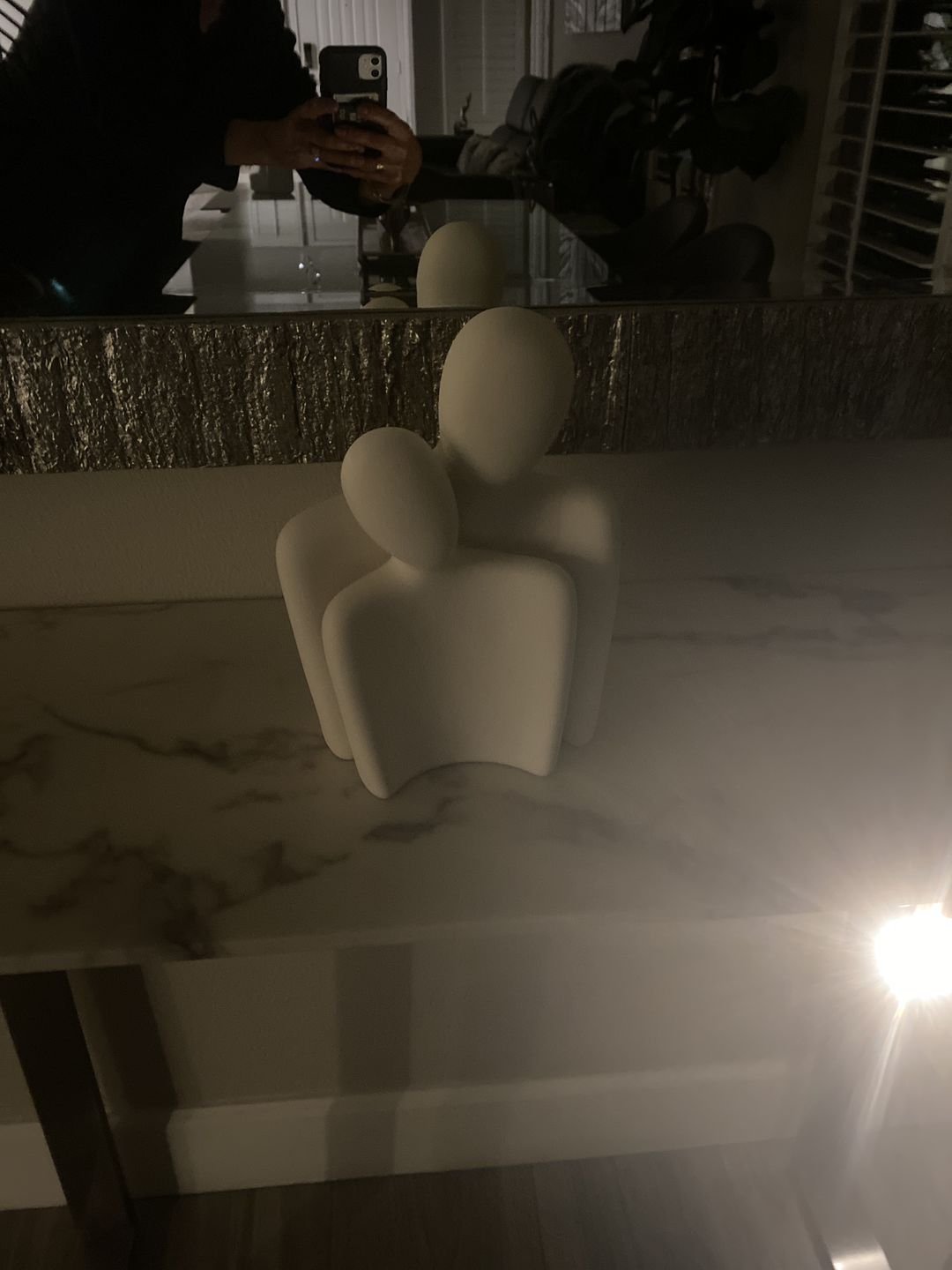 Customer photo review of Coppia Sculpture