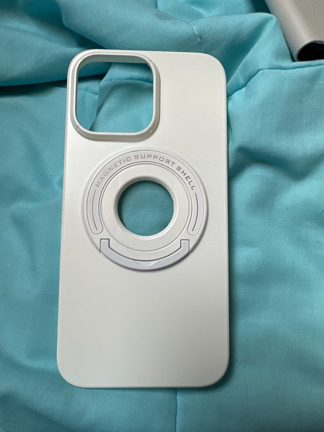 Customer photo review of LuxuryKase Metal Stand, Ring Holder Shell, Compatible Mag-Safe Magnetic Wireless Charging Shockproof Case Cover For Iphone 11 12 13 14 Plus Mini Pro Max