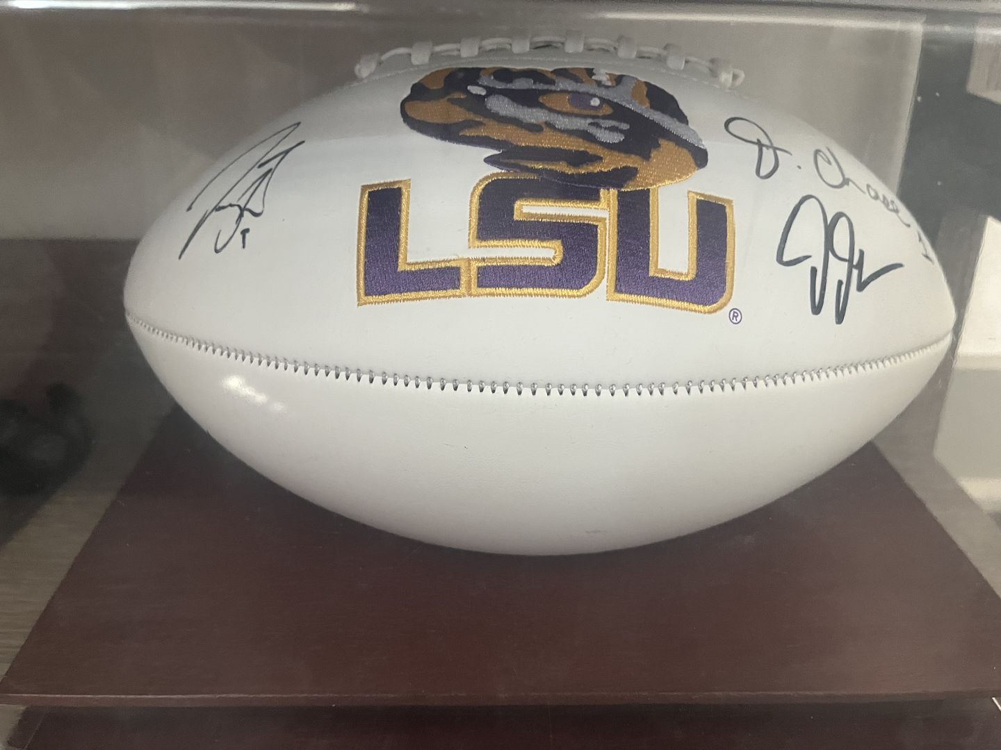 Customer photo review of Justin Jefferson Autograph Signing