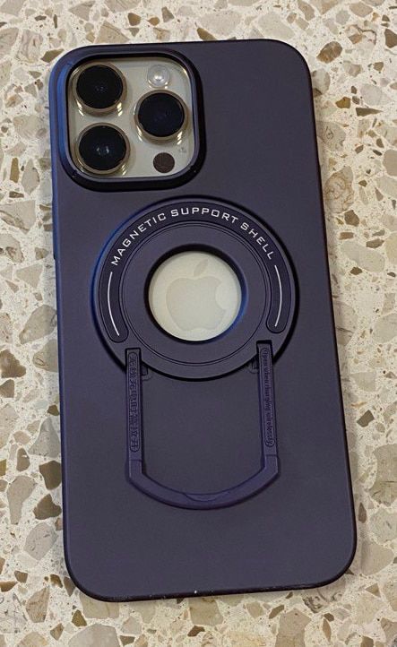 Customer photo review of LuxuryKase Metal Stand, Ring Holder Shell, Compatible Mag-Safe Magnetic Wireless Charging Shockproof Case Cover For Iphone 11 12 13 14 Plus Mini Pro Max