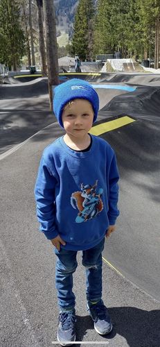Customer photo review of Mr. Squirl Sweatshirt