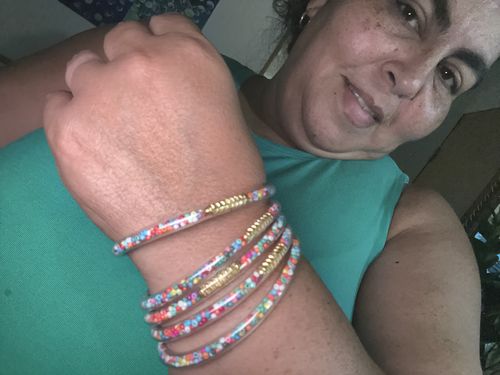 Customer photo review of Sprinkles Jelly Bangles