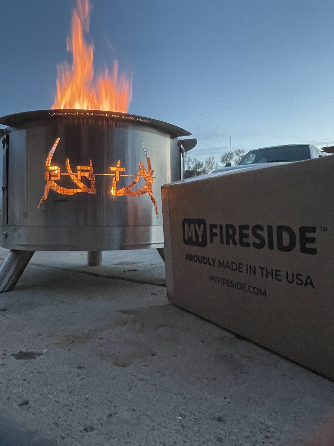 Customer photo review of MYFIRESIDE PIT 24 - BIG GUY