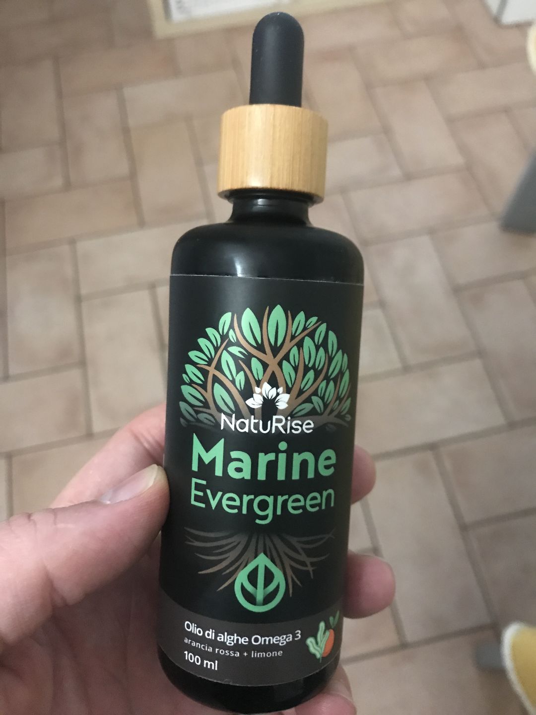 Customer photo review of Olio di alghe Omega 3 (100ml)