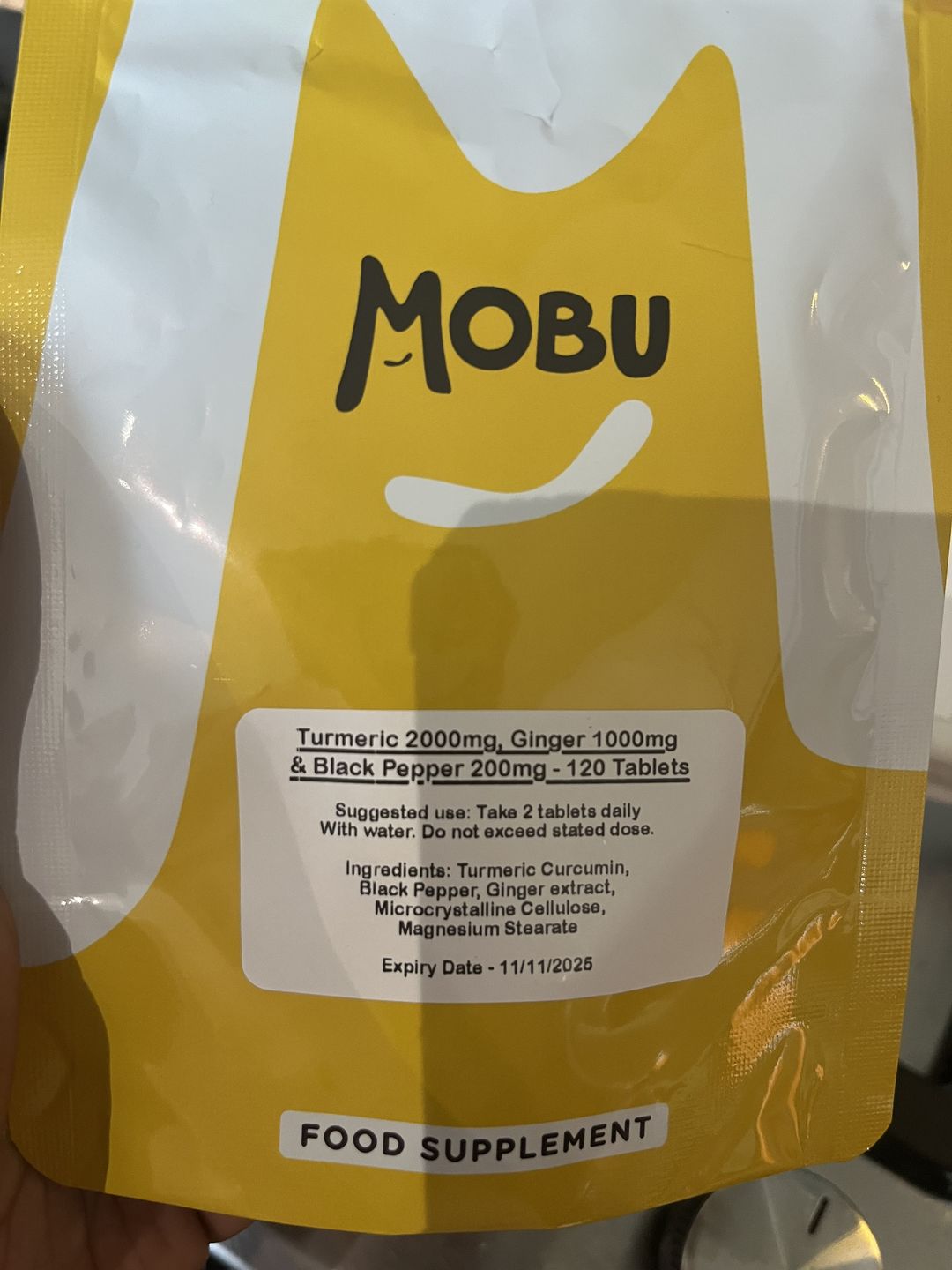 Customer photo review of Turmeric, Black Pepper & Ginger