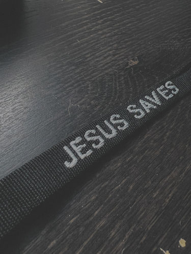 Customer photo review of Jesus Saves Bracelet