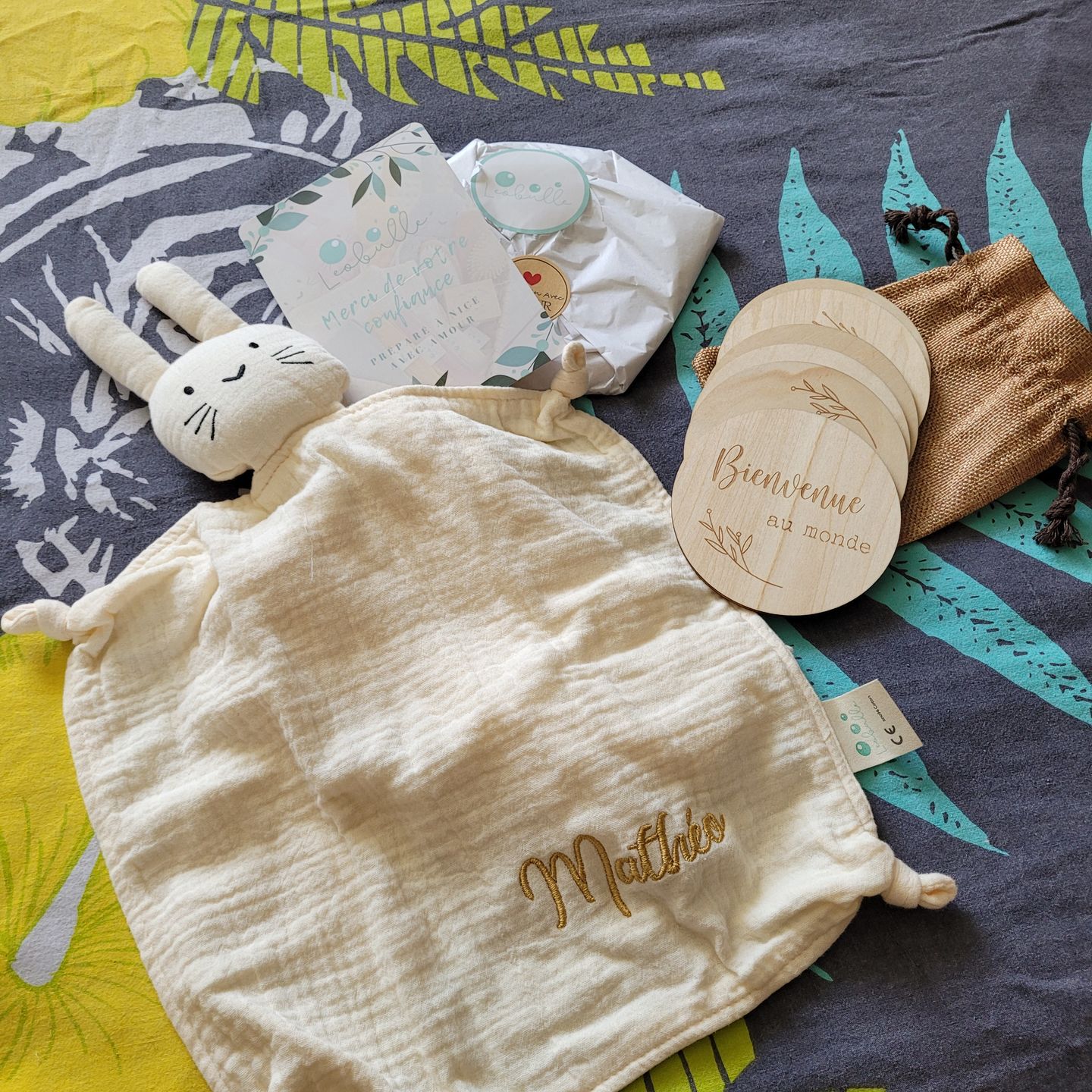 Customer photo review of Doudou Bébé - Lapin "Marceau"