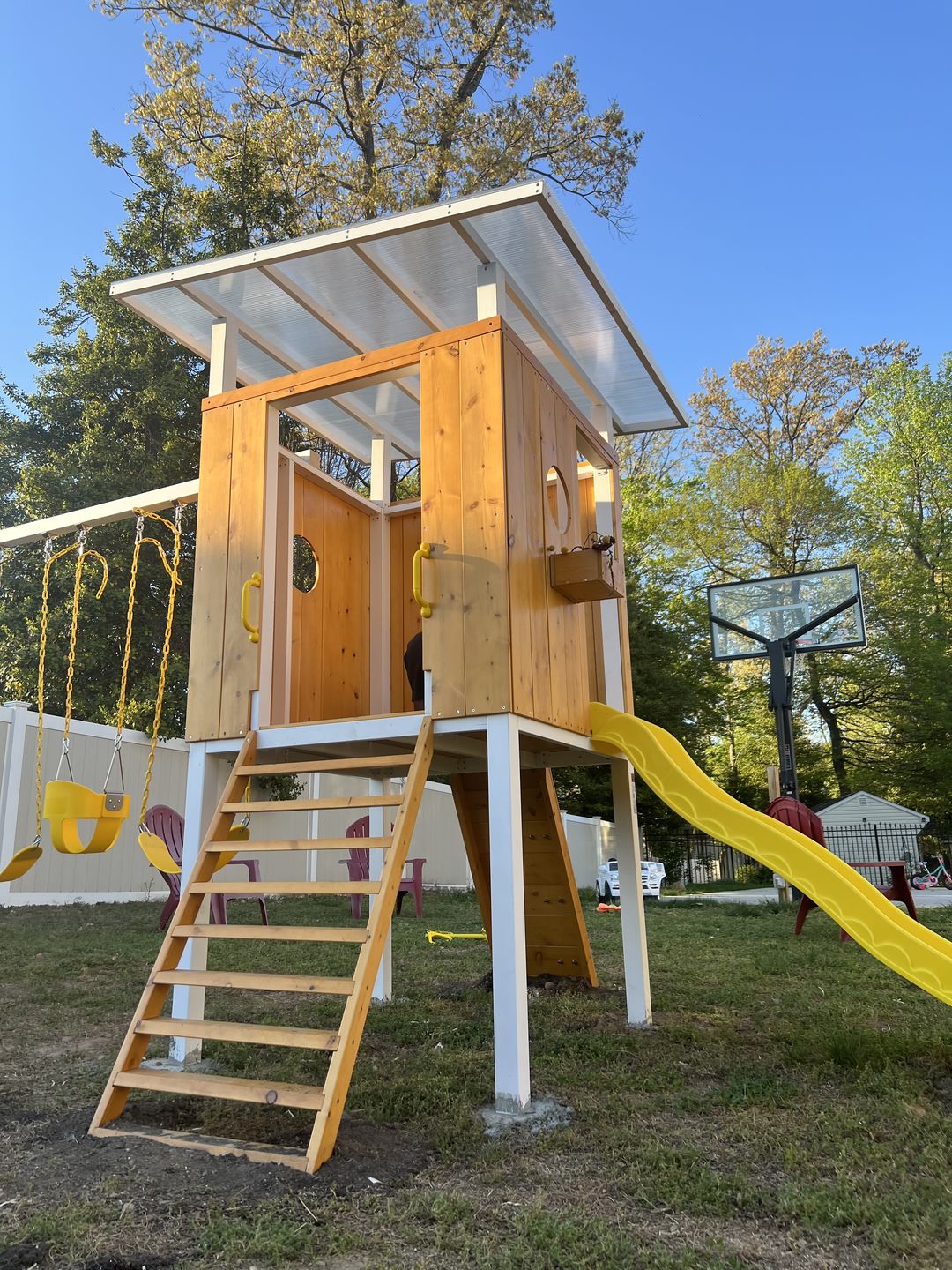 Customer photo review of Baby Swing For Large Forest Swing set - Set NOT included