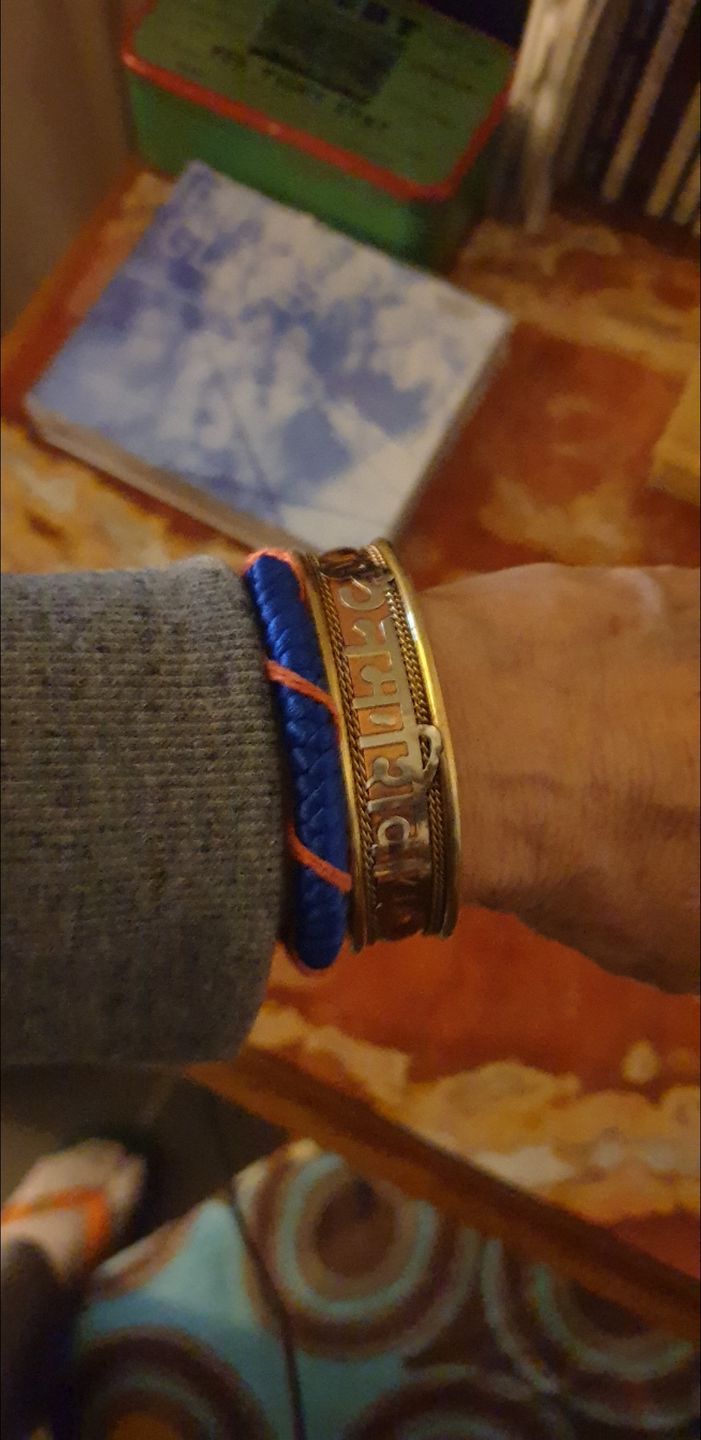 Customer photo review of Bracelet Cuivre et Mantra