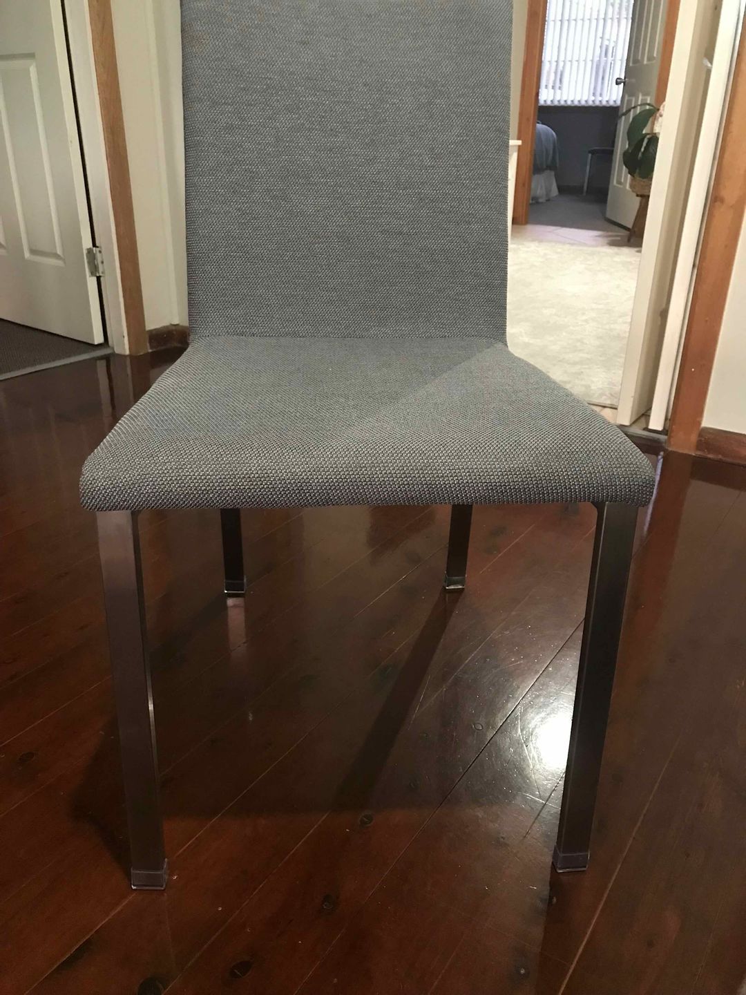 Customer photo review of Rectangle Silicone Felt Chair Leg Glides