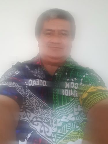 Customer photo review of New Zealand Maori Aotearoa Polo Shirt Cook Islands Together - Purple LT8