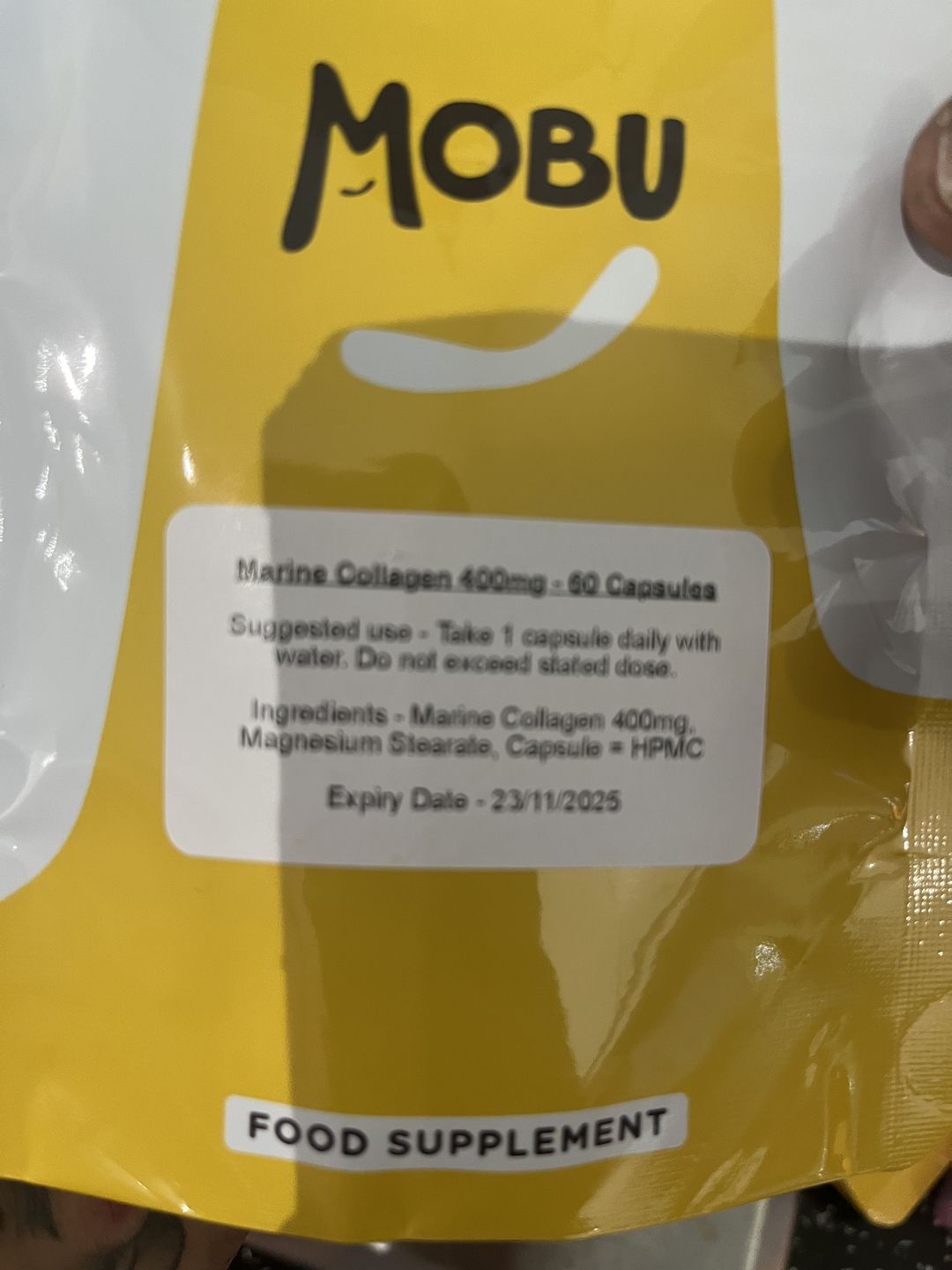 Customer photo review of Marine Collagen 400mg