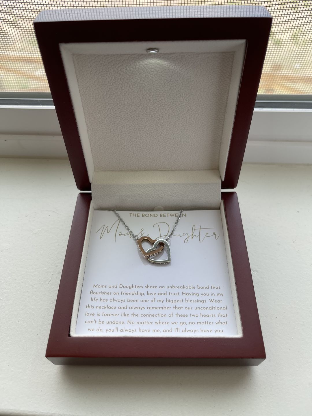 Customer photo review of Mother's Day Necklace - Mom & Daughter Jewelry