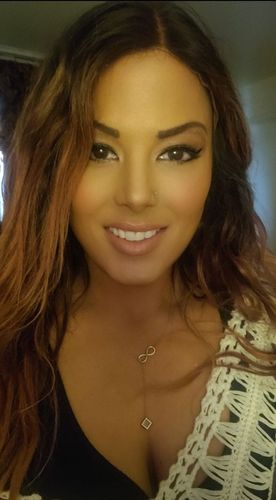 Customer photo review of Infinity Necklace