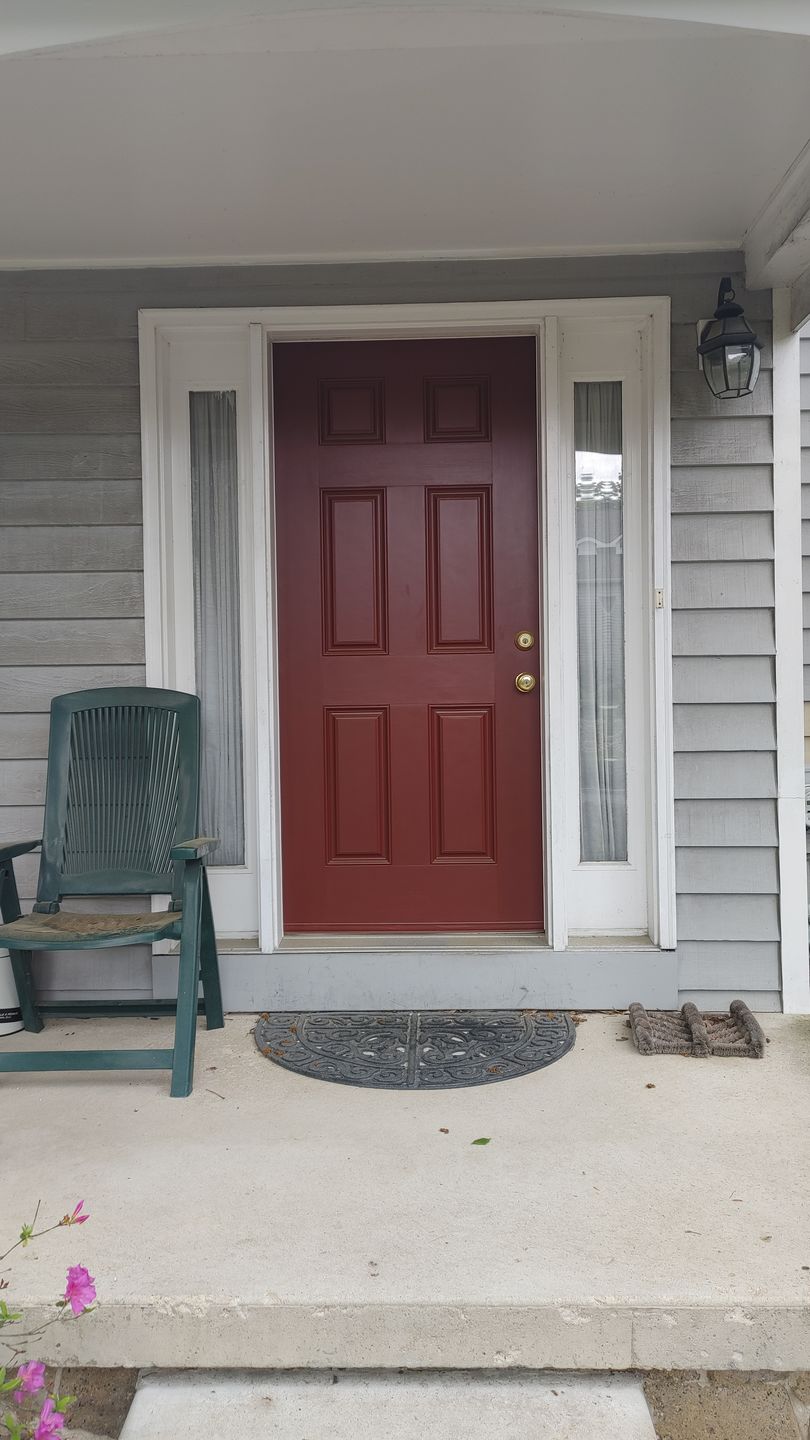 Customer photo review of 36" x 80" Smooth Fiberglass Entry Door Slab (6 Panel)