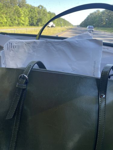 Customer photo review of Provence Leather Bag