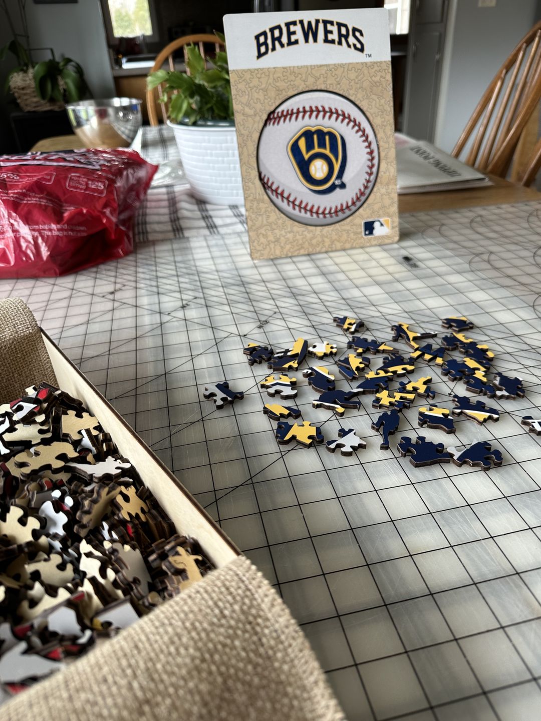 Customer photo review of Milwaukee Brewers® - Official Wooden Puzzle