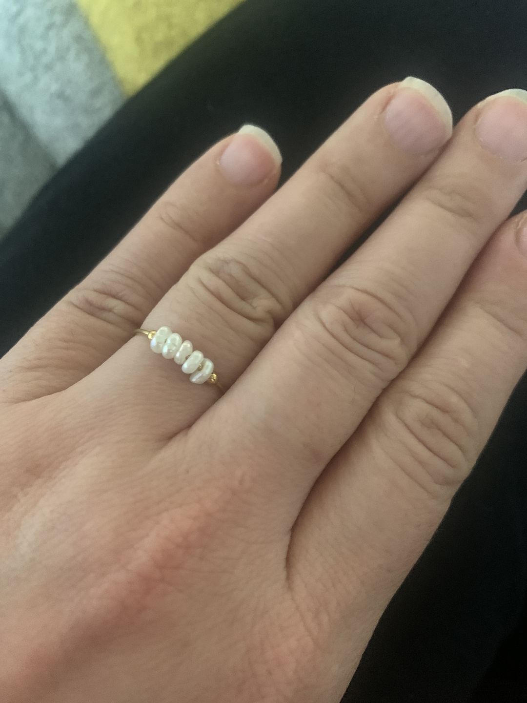 Customer photo review of Classic Freshwater Pearl Ring