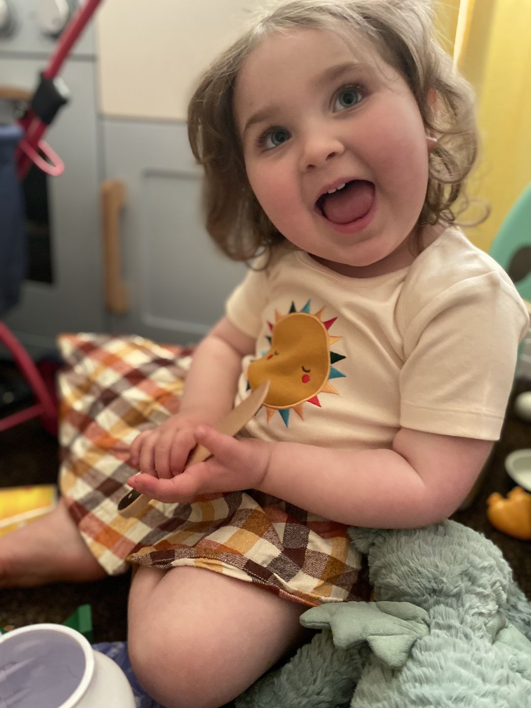 Customer photo review of You Are My Sunshine Applique Short Sleeve T-Shirt