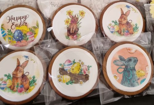 Customer photo review of Vintage Easter - Edible Icing Images