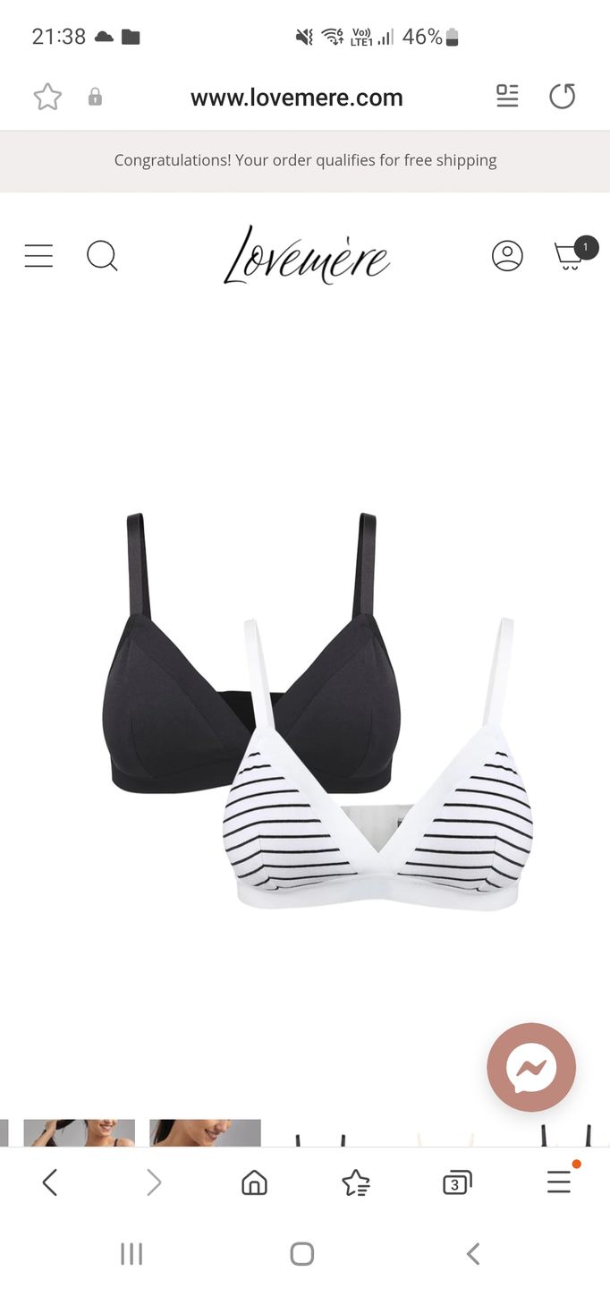 Customer photo review of Brooklyn Triangle Bra