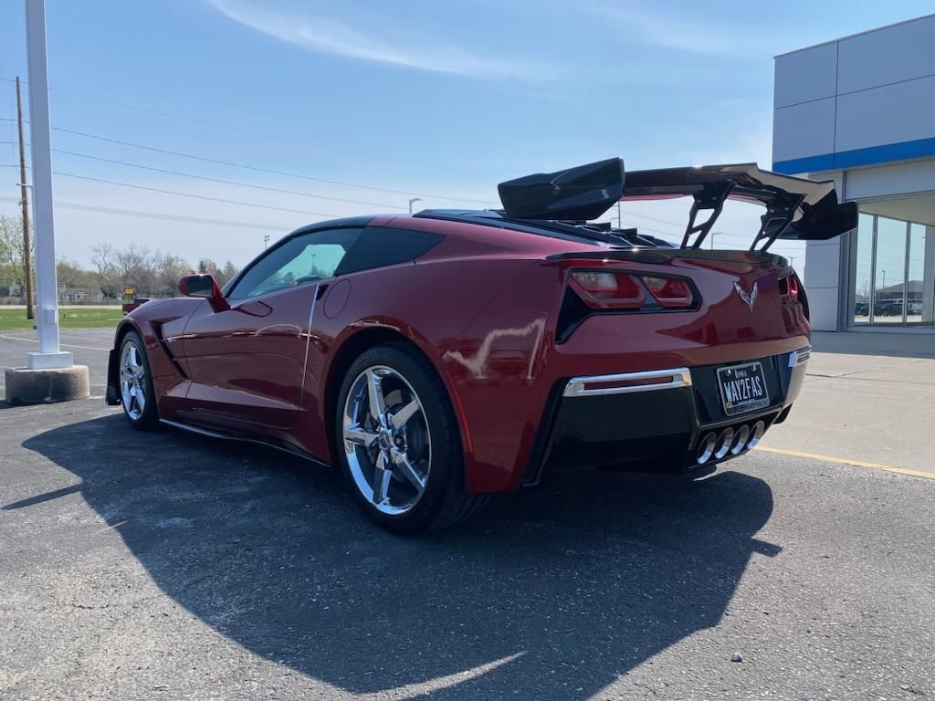Customer photo review of Corvette C7 ZR1 ZTK Conversion Rear Spoiler High Wing