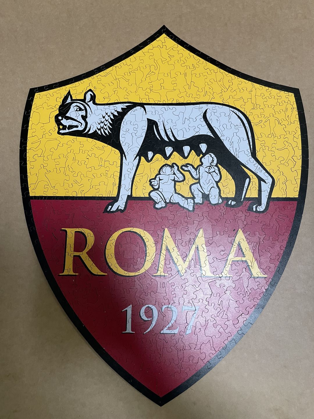 Customer photo review of Logo Roma® - Puzzle di Legno Ufficiale