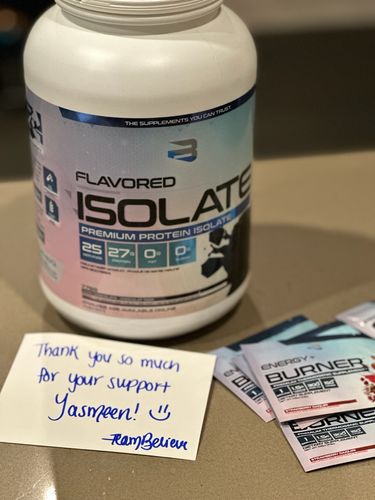 Customer photo review of Protein Isolate - small