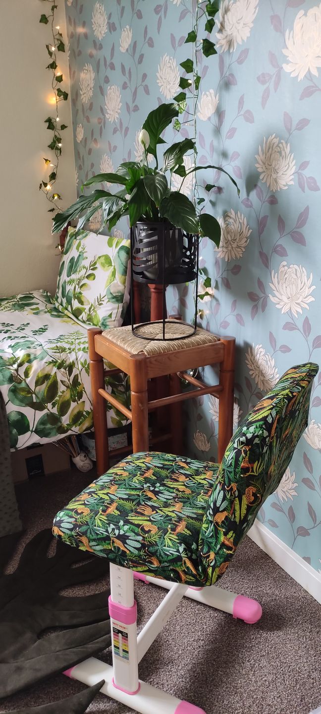 Customer photo review of Jungle Leopards Rose & Hubble Cotton Poplin Fabric