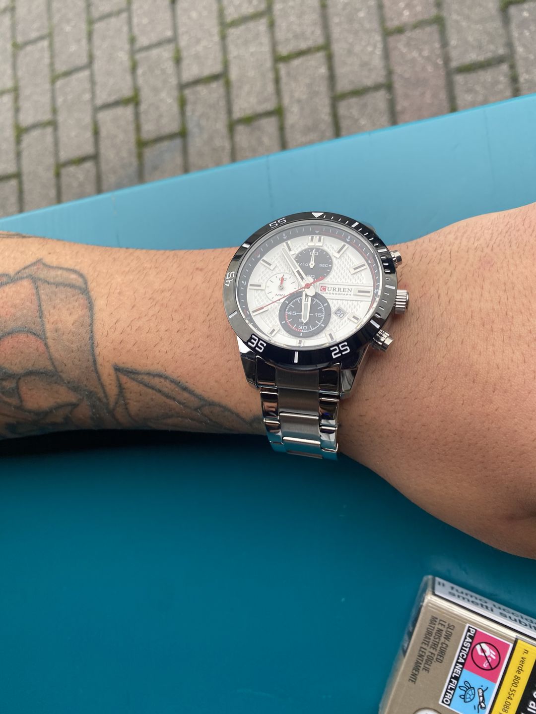 Customer photo review of Curren Berna® orologio uomo acciaio