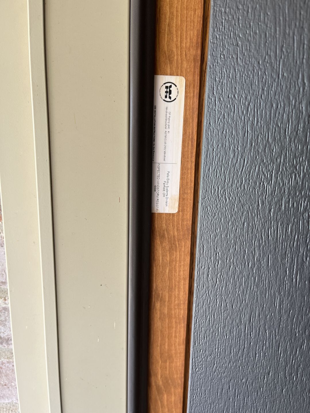 Customer photo review of Extra Long 97" High Reach Foam Weatherstrip