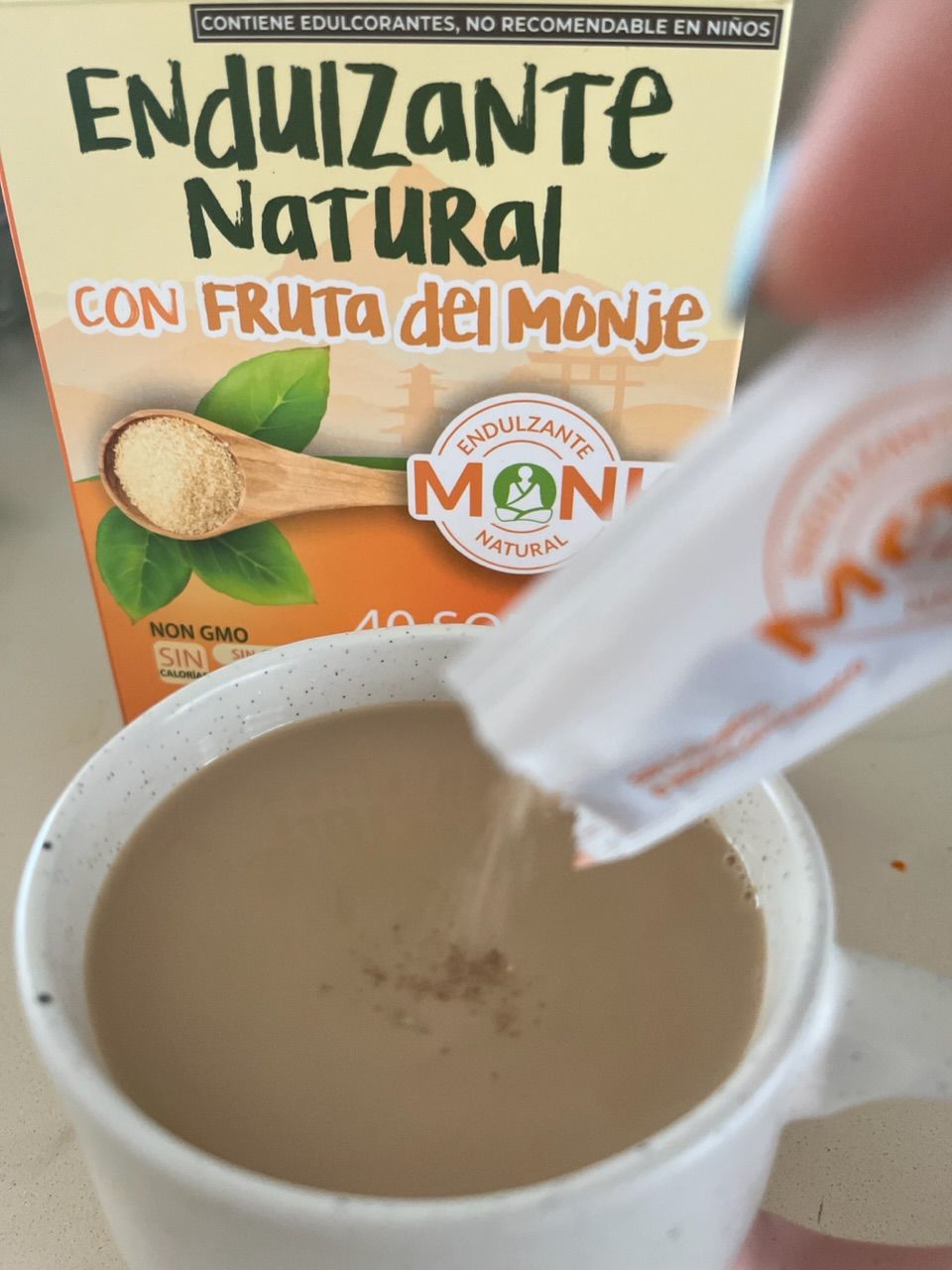 Customer photo review of Sobrecitos de Monk®: Fruta del Monje en 40 sobres de 3 grs. (Monk Fruit)