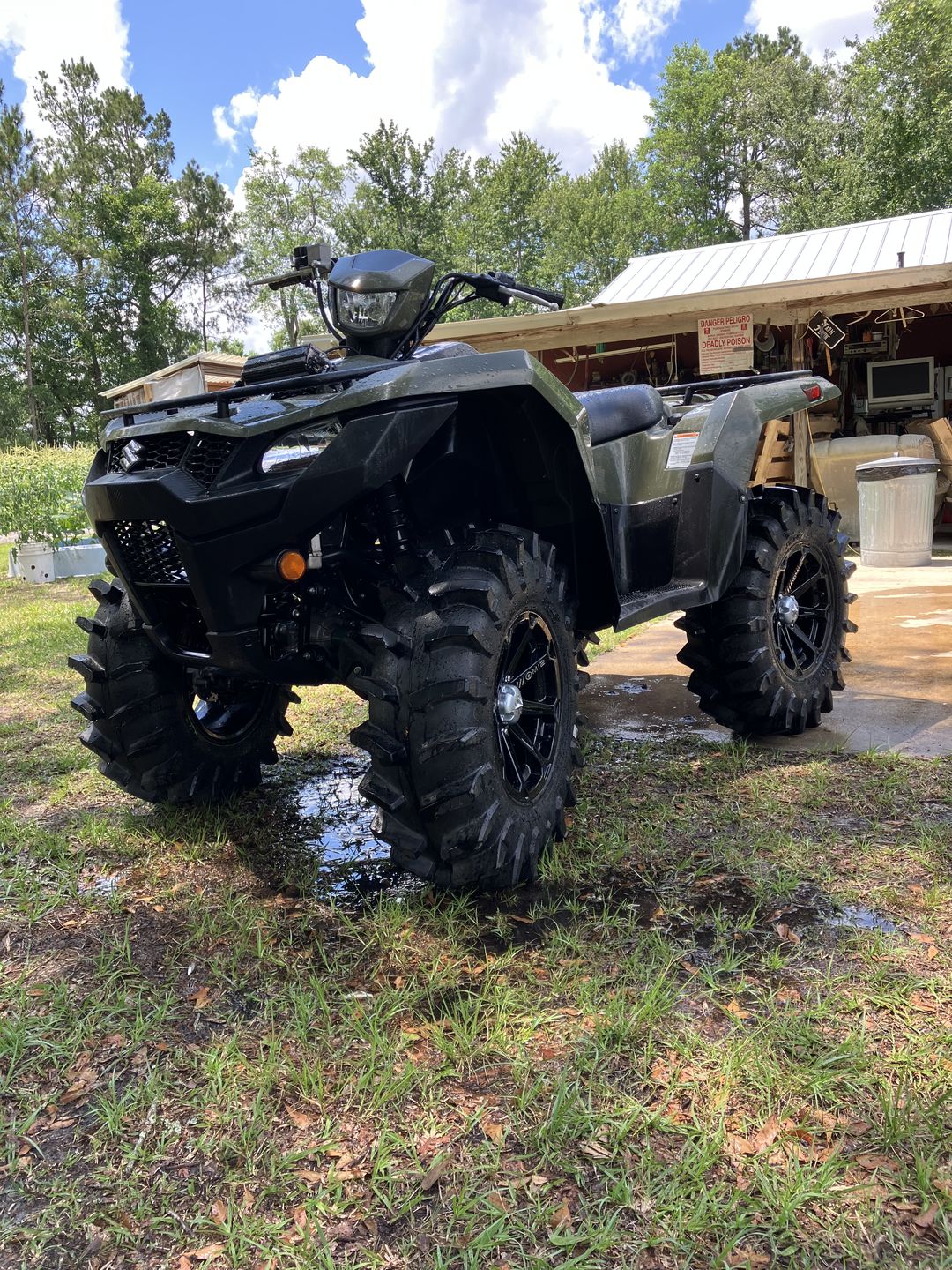 Customer photo review of 2 Inch | Suzuki King Quad 500/750 Lift Kit (2010+)