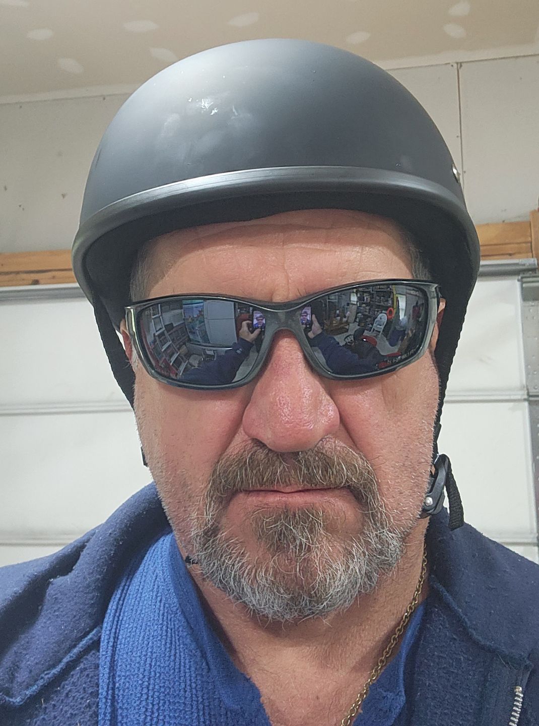 Customer photo review of Smallest Beanie Half Helmet