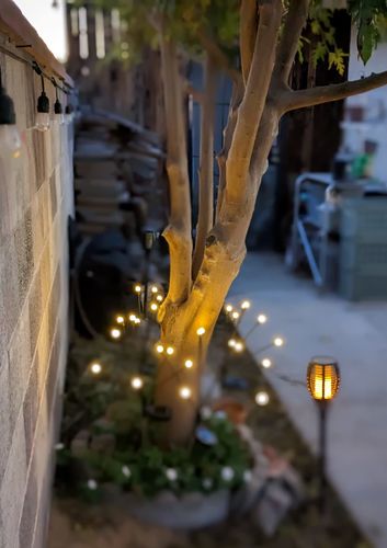 Customer photo review of Glühwürmchen-Lichter für den Garten