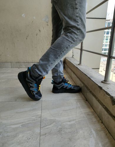 Customer photo review of Street Skate 2.0 Black Low Top Premium Flat Sole Sneakers
