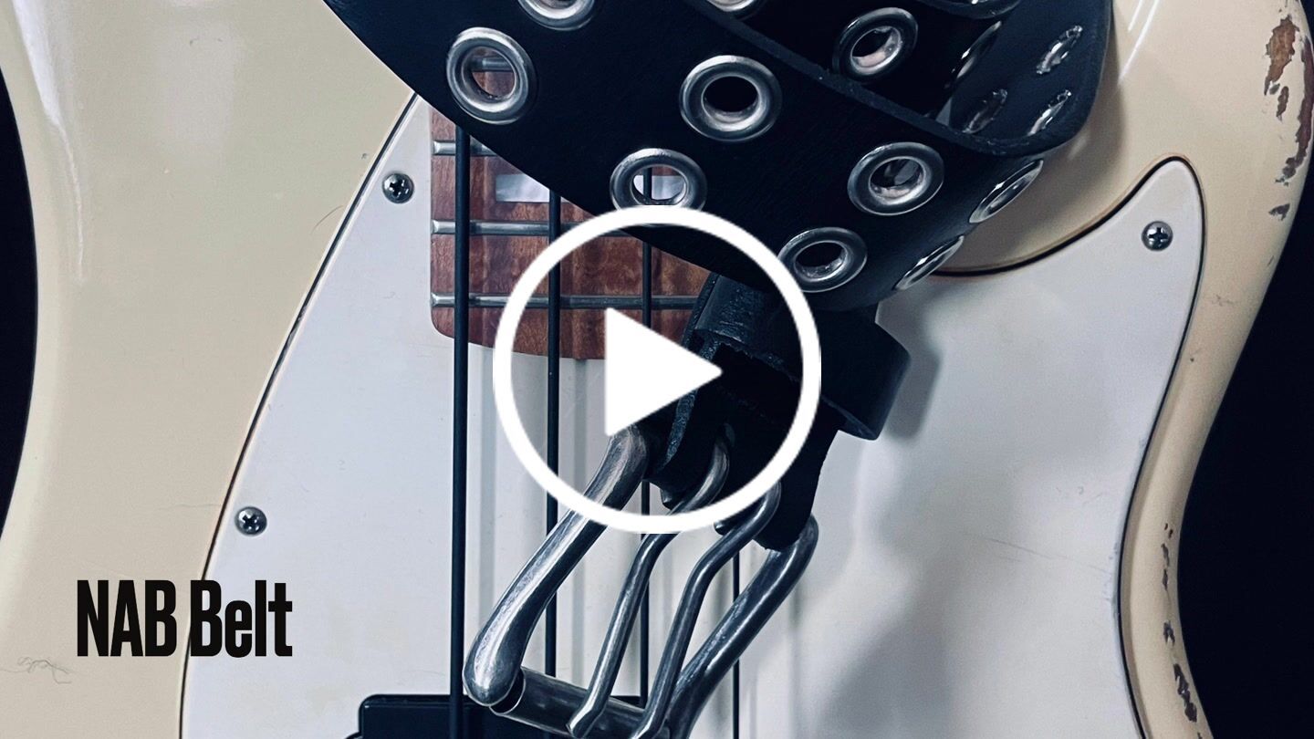 Customer video review of The Brixton Belt - Black Double Grommet 100 % Full Grain Leather Belt